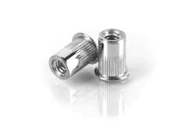 Tuerca Remachable Circular De 1/4″ Con Ala